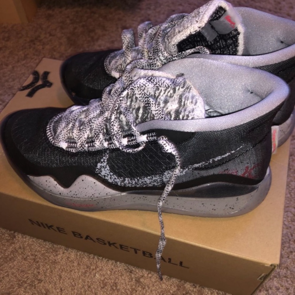 Nike Durant 12 Black/Cement gray Basketball shoes